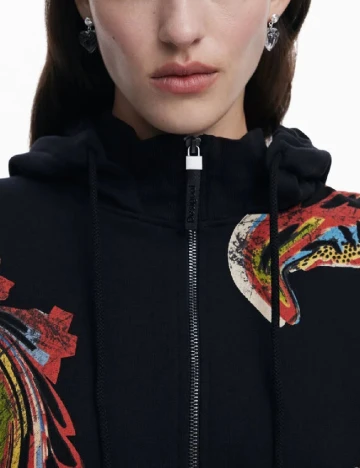 Hanorac Desigual, negru Negru