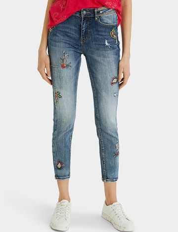 
						Blugi Desigual, albastru