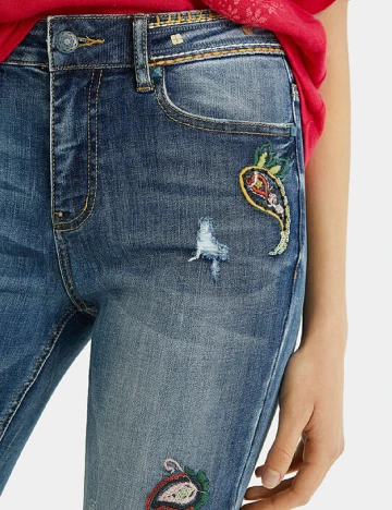 Blugi Desigual, albastru Albastru