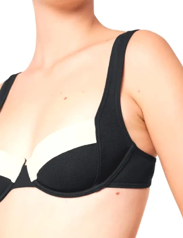 Sutien de baie Triumph, negru Negru