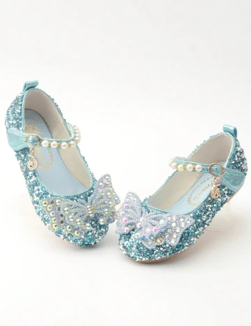 Balerini Shein Kids, albastru Albastru