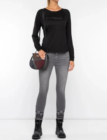 Blugi Desigual, gri