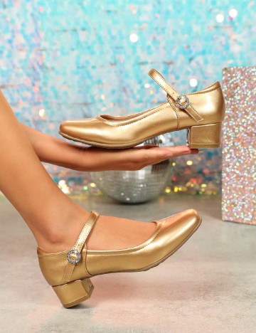 
						Pantofi SHEIN, auriu