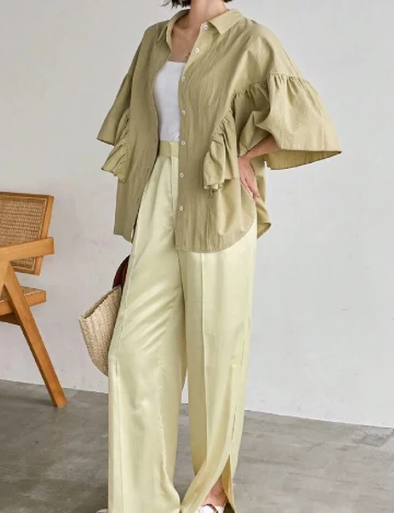Camasa Friful, verde Verde