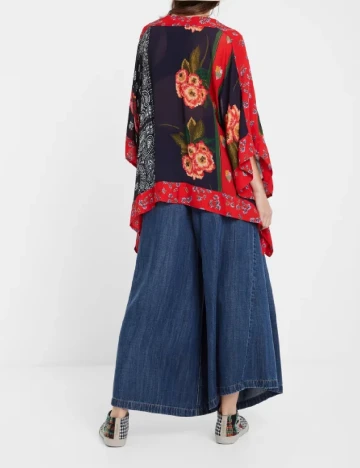 Poncho Desigual, mix culori Mix culori