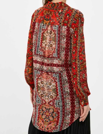 Camasa Desigual, rosu Rosu