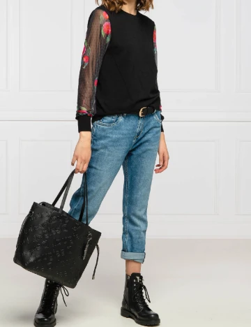 Bluza Desigual, negru Negru