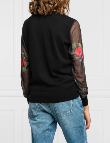 Bluza Desigual, negru Negru