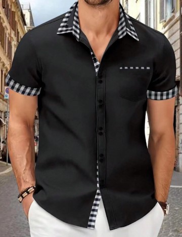 
						Camasa SHEIN, negru