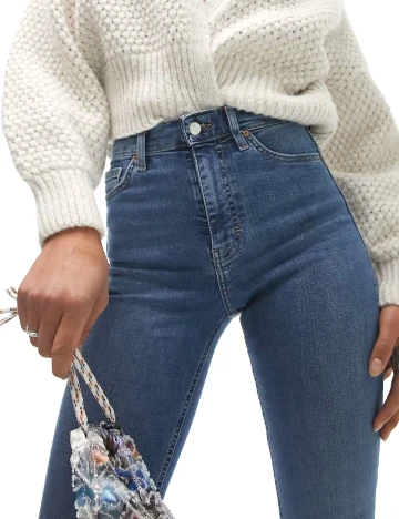 Blugi Top Shop, albastru Albastru