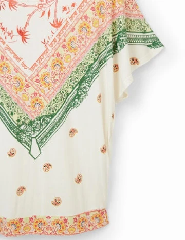 Tricou Desigual, crem