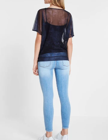 Tricou Desigual, bleumarin Albastru