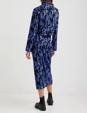 Fusta Desigual, negru/albastru Negru