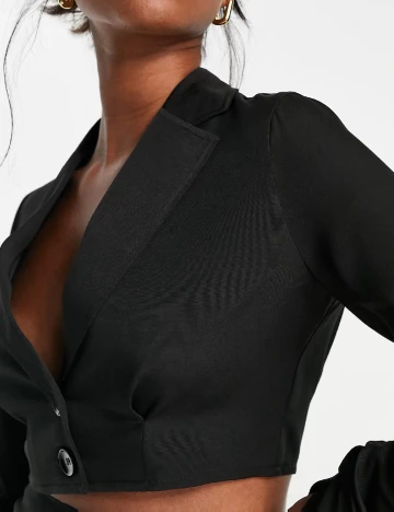 Sacou Urban Threads, negru Negru