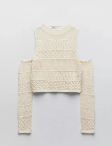 Top Zara, crem Crem