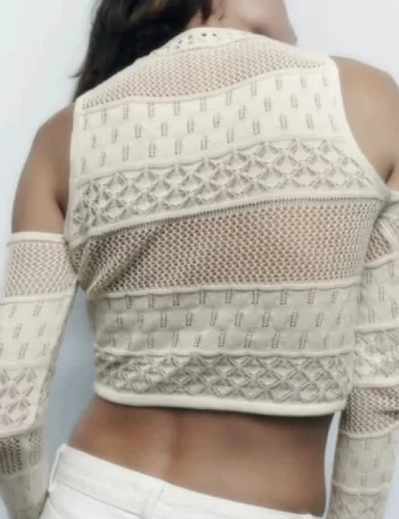 Top Zara, crem Crem