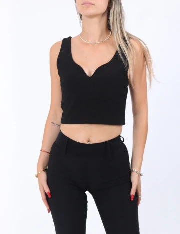 Top Zara, negru