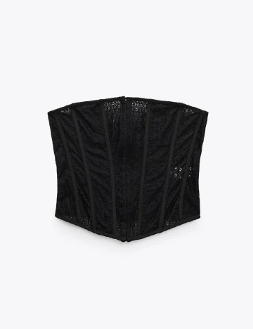 Corset Zara, negru Negru