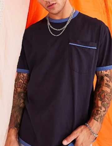 
						Tricou ASOS, albastru