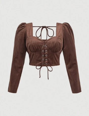 Top SHEIN CURVE, maro Maro