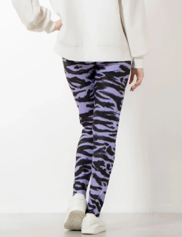 Colanti Desigual, negru/mov Mov