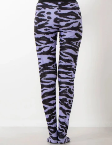 Colanti Desigual, negru/mov Mov