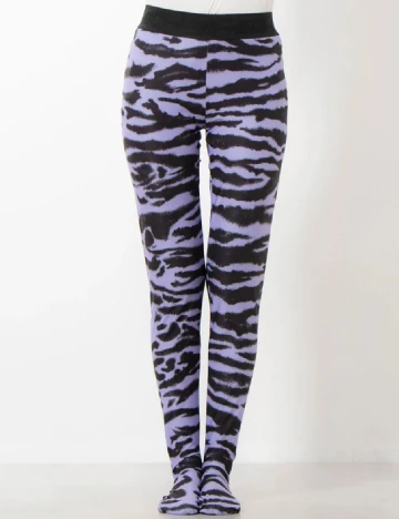Colanti Desigual, negru/mov Mov