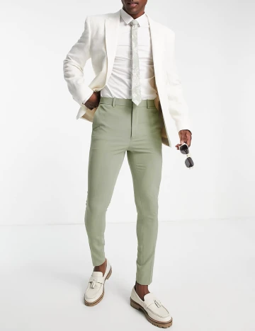 Pantaloni ASOS, verde Verde