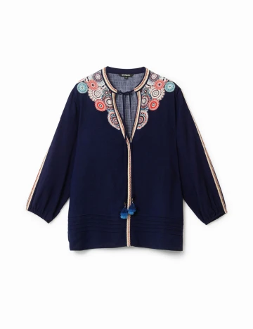 Bluza Desigual, bleumarin Albastru