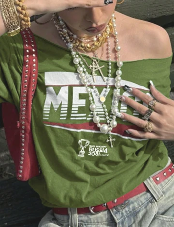 Tricou SHEIN, verde Verde