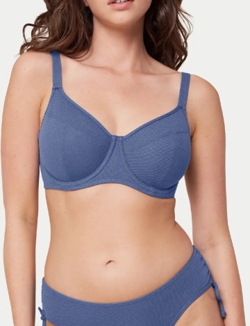
						Sutien de baie Triumph, albastru
