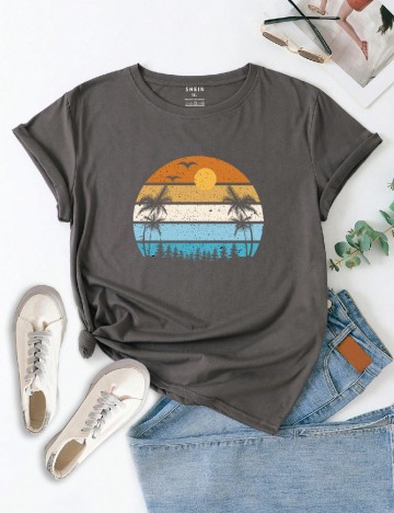 
						Tricou SHEIN CURVE, mix culori