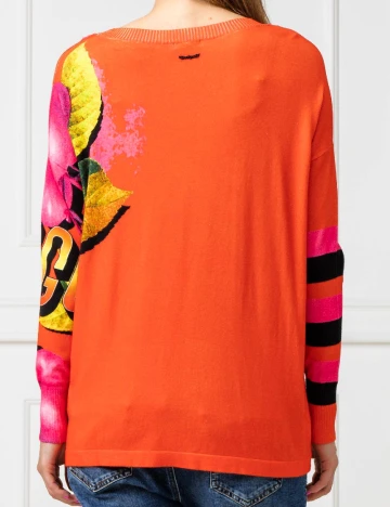 Bluza Desigual, portocaliu Portocaliu
