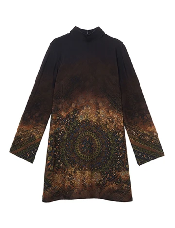 Rochie scurta Desigual, mix culori Mix culori