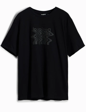 Tricou Desigual, negru Negru