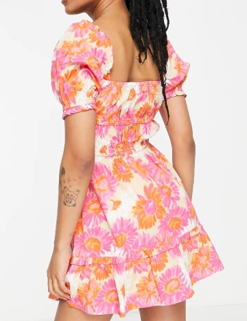Rochie scurta Miss Selfridge, floral print Floral print