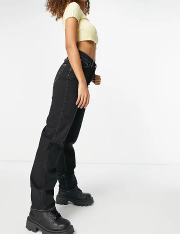 Blugi Top Shop, negru Negru