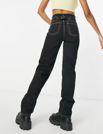 Blugi Top Shop, negru Negru