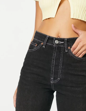 Blugi Top Shop, negru Negru