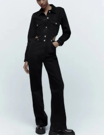 Salopeta Zara, negru Negru