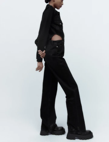 Salopeta Zara, negru Negru