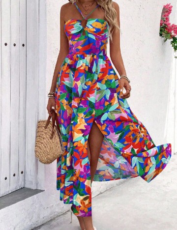 
						Rochie lunga SHEIN, mix culori
