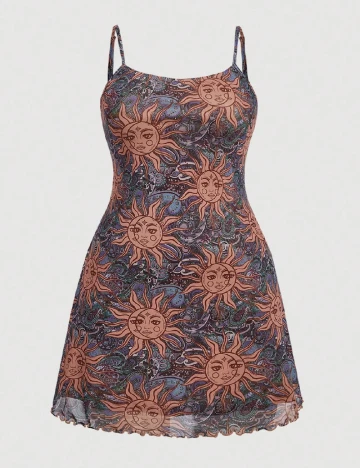 Rochie scurta SHEIN CURVE, mix culori Mix culori