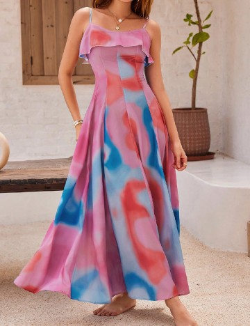 
						Rochie lunga SHEIN, mix culori