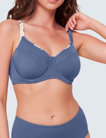 
						Sutien de baie Triumph, albastru