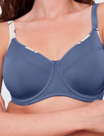 Sutien de baie Triumph, albastru