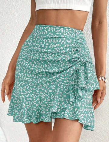 Fusta SHEIN, verde Verde