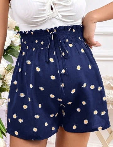 Pantaloni scurti SHEIN Maternity, bleumarin Albastru