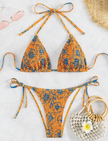 Costum de baie SHEIN, portocaliu Portocaliu