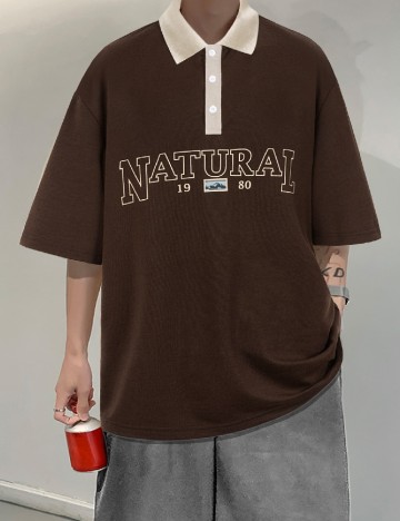 
						Tricou SHEIN, maro